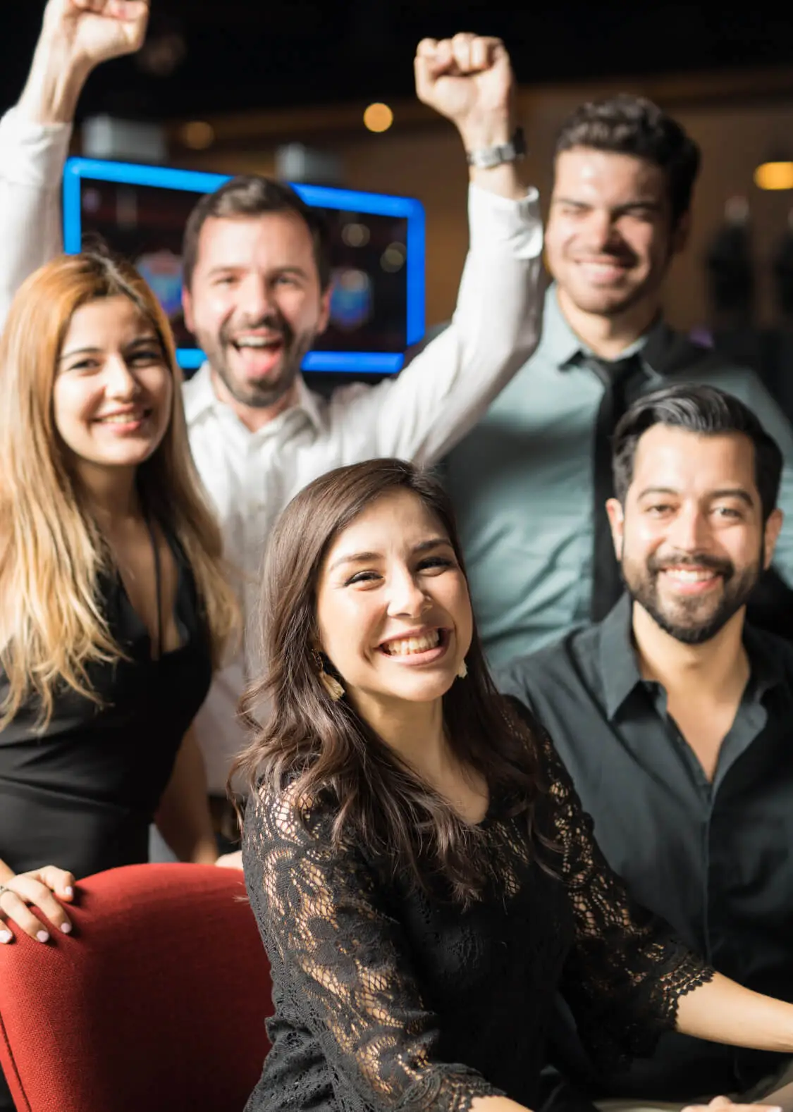 Customers Enjoying their Good time in Casino - For Mobile